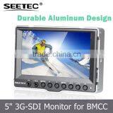 5" SDI hd Field Screen Aluminum Panel Mirror Image Function Histogram Wholesale Price Lcd Monitor