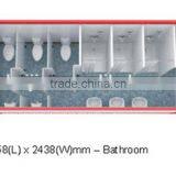 20ft Prefab Container Mobile Toilet ,shower Room thumbnail-4