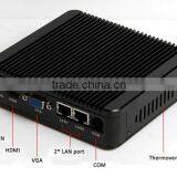 Barebone System Bay Trail J1800 2 Ethernet Mini pc 12v Partaker 2.41GHZ Turo 2.58GHZ thumbnail-4