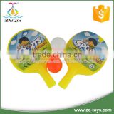 Small cartoon plastic ping pong racket