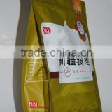 FDA Food Grade Zipper Flat Bottom packaging Bag