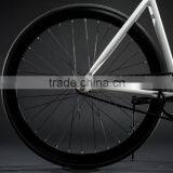 Pearl White Customized Wholesale Alloy Fixed Gear Road Racing Bike thumbnail-2