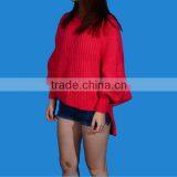 2015 New Knitwear Lantern Sleeve Winter Sweater Lady Leisure Women Pullover Fashion