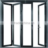 2015 hot sale aluminum alloy transparent folding doors