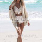 Beige Tie Up Lady Crop Top Online Shopping for Wholesale Clothing thumbnail-3
