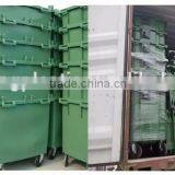 Durable120L Plastic Trash Can With Wheels thumbnail-3