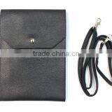 Slim Soft PU Leather Universal Pouch for Tablet With Shoulder Strap Easy to Carry