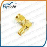 LAA01 7gram 90 Degree Wireless Male/Female Antenna Adapter Connector