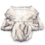 Sya hot sale new deisign fashion white fur cape