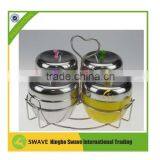 2016 Apple Shape Colorful Stainless Steel Seasoning Pot P77150 thumbnail-2