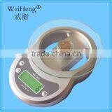 Lcd Display Glass Panel Electronic Weight Scales With Clock Function thumbnail-2