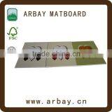 Wholesale 4 Ply Single Paper Photo Frame Pre Cut Mat Board Kits thumbnail-4