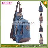 New Canvas Bag Messenger Shoulder Men Bag Sport Chest Bag thumbnail-6