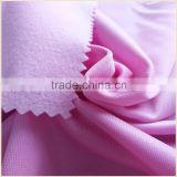 100%polyester no mat tricot brushed clinquant velvet fabric