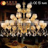 Large Contemporary Chandeliers,brass&crystal Chandelier,crystal Chandelier Pendant Light thumbnail-1