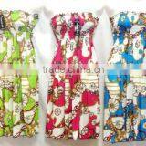 Wholesale Cheap Summer Sun Dresses Short Tube Dresses thumbnail-1