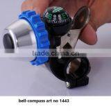 Aluminium Novelty China Bicycle Bike Turning Bell With Compass thumbnail-5