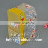 high quality flat packed plastic box packaging,custom made