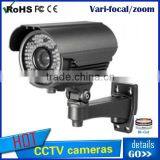 Varifocal Bullet Cctv WDR Car License Plate Camera Infrared 700TVL 2.8-12mm Lens thumbnail-1