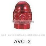 AVC-2 Red Aluminum Tire Valve Cap