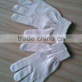 7 Gauge Bleached White Color Gloves/Can be Dotted on One Side or Both Sidescotton Gloves thumbnail-1