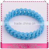 Best Quality Braided Silicone Chain Bracelets, Hot Sale Name Rubber Band Bracelet thumbnail-4