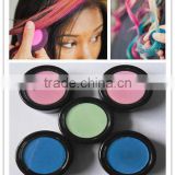 professional hair chalk with round plastic box