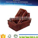 Cheap Wicker Rattan Laundry Basket Vegetable Basket Fruit Basket thumbnail-1