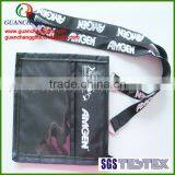 non woven pouch with name tag neck lanyard