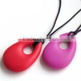 100% BPA Free Food Grade Silicone Teething Pendant thumbnail-2
