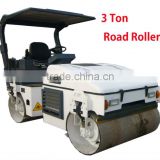 3 ton double drum hydraulic vibratory road roller for sale
