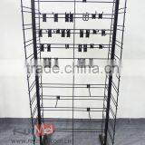 Metal Mobile 4 Sides Demountable Shoes Display Rack thumbnail-2