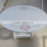 Modern Round Nesting Wooden Coffee Tables thumbnail-5