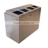 Arlau Outdoor Galvanized Steel Receptacle Bin thumbnail-2