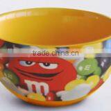 CERAMIC ROUND BOWL WITH M&M BRANDING thumbnail-1