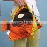 butterfly fish shaped plush bag