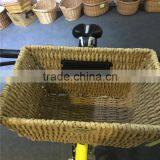 Hot Sale Wholesale Corn Rope Woven Delicate Front Bike Bicycle Basket thumbnail-4