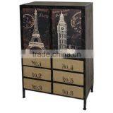 European styel metal drawer cabinet