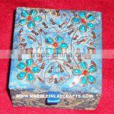 Zari Embroidery Beaded Boxes thumbnail-1