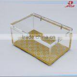 Luxury Clear Rectangle Jewelry Storage Box, Acrylic Box With Lid thumbnail-1