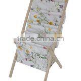 White Frame Wooden Newspaper Magzine Rack Wholesale thumbnail-1