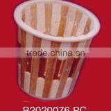 Ecorative Novelty Wood Trash Cans thumbnail-1