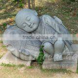 Garden Decoration Hand Carved Natural Marble Life Size Baby Buddha Statue for Sale thumbnail-2