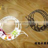 2016 Kitchen Storage Organizer Hot Sale Metal Hanging 3 Tier Fruit Basket Stand thumbnail-5