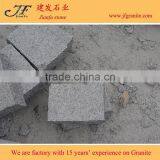 Flamed Surface Natural Side G603 Grey Granite Cube Stone thumbnail-2