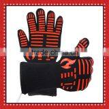 BBQ Grilling Cooking Gloves,932F Extreme Heat Resistant Gloves, Grill Oven Mitts thumbnail-1