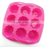 Nice 6 Cavity Rose Shaped Silicone Cake Pan | Cake Mold thumbnail-3