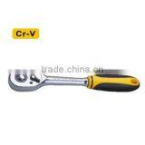72 Teeth Yellow and Black Plastic Ratchet Handle With Quick Release