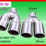 Car Exhaust Dual Header Muffler