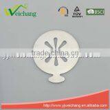 WCTS399 Durable Stainless Steel Cappuccino Coffee Art Coffee Stencils Flower Shape Coffee Stencil, Food Grade thumbnail-1